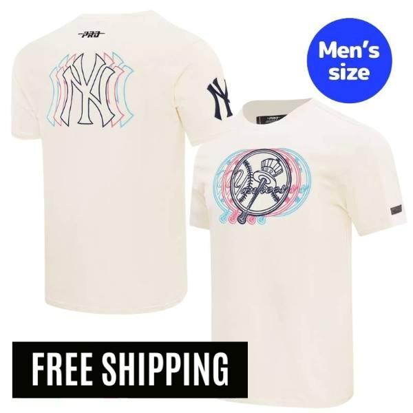 Rakuten - 【送料無料】 MLB メジャーリーグ メンズ Tシャツ 半袖トップス プロスタンダード Pro Standard ジャッジ ニューヨーク・ヤンキース NEW YORK YANKEES ECHO LOGO SINGLE JERSEY TOP