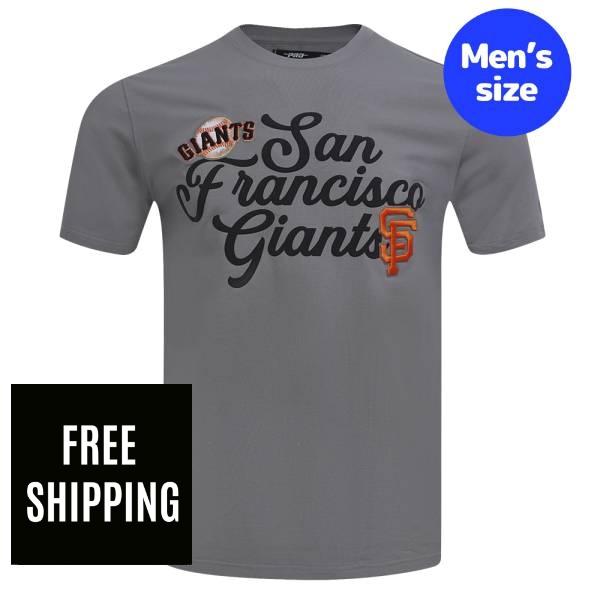 Rakuten - 【送料無料】 MLB メジャーリーグ メンズ Tシャツ 半袖トップス プロスタンダード Pro Standard サンフランシスコ・ジャイアンツ SAN FRANCISCO GIANTS SOUVENIR SINGLE JERSEY TOP