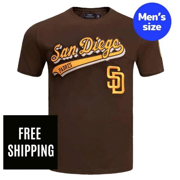 Rakuten - 【送料無料】 MLB メジャーリーグ メンズ Tシャツ 半袖トップス プロスタンダード Pro Standard ダルビッシュ有 サンディエゴ・パドレス SAN DIEGO PADRES SCRIPT TAIL TOP