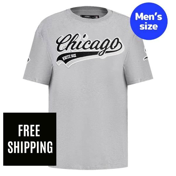 Rakuten - 【送料無料】 MLB メジャーリーグ メンズ Tシャツ 半袖トップス プロスタンダード Pro Standard シカゴ・ホワイトソックス CHICAGO WHITE SOX SCRIPT TAIL TOP