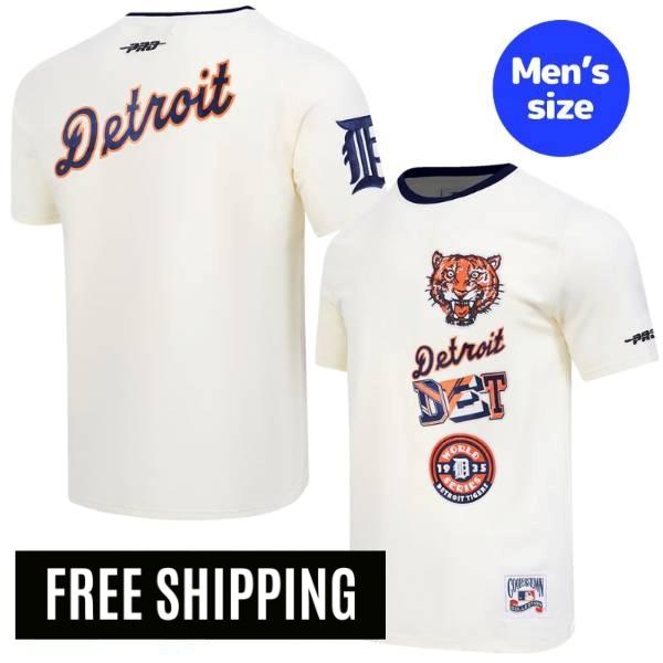 乐天商城 - 【送料無料】 MLB 正規品 メンズ Tシャツ 半袖トップス メジャーリーグ デトロイト・タイガース プロスタンダード Pro Standard DETROIT TIGERS RETRO CASCADE MEN'S RINGER TOP T-SHIRT
