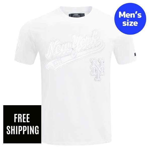 Rakuten - 【送料無料】 MLB 正規品 メンズ Tシャツ 半袖トップス メジャーリーグ 千賀滉大 ニューヨーク・メッツ プロスタンダード Pro Standard NEW YORK METS WHITE OUT MEN'S SINGLE JERSEY TOP T-SHIRT