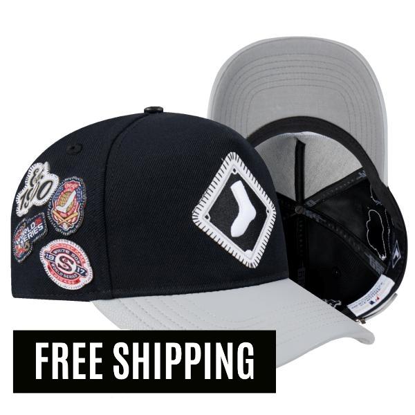 乐天商城 - 【送料無料】 MLB 正規品 メンズ キャップ 帽子 ハット ベースボールキャップ アジャスタブル レディース ユニセックス プロスタンダード Pro Standard シカゴ・ホワイトソックス CHICAGO WHITE SOX DIY PICK STITCH PINCH FRONT STRAPBACK HAT