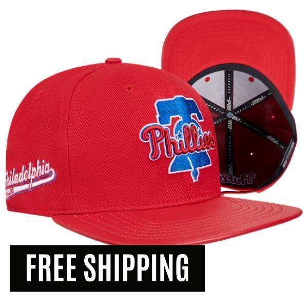 Rakuten - 【送料無料】 MLB 正規品 メンズ キャップ 帽子 ハット ベースボールキャップ アジャスタブル レディース ユニセックス プロスタンダード Pro Standard フィラデルフィア・フィリーズ PHILADELPHIA PHILLIES SCRIPT TAIL WOOL STRAPBACK HAT