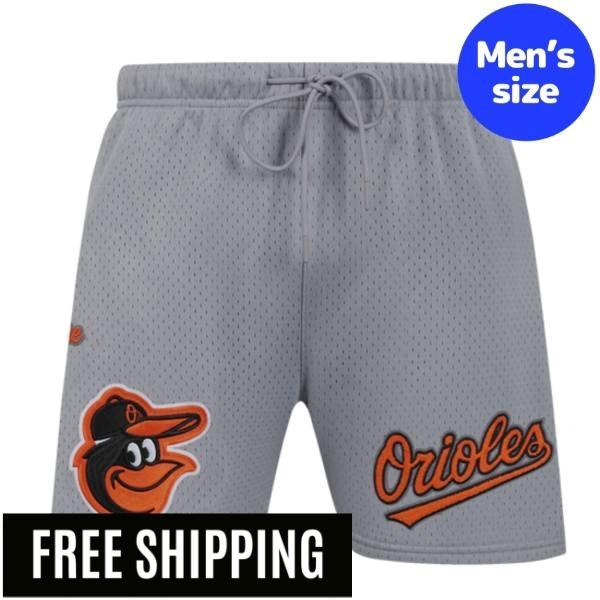 【送料無料】【正規品】 MLB メジャーリーグアイテム メンズ 短パン ジャージ ハーフパンツ ショートパンツ ショーツ ボトムス プロスタンダード Pro Standard ボルティモア・オリオールズ BALTIMORE ORIOLES SOUVENIR MEN'S MESH SHORT