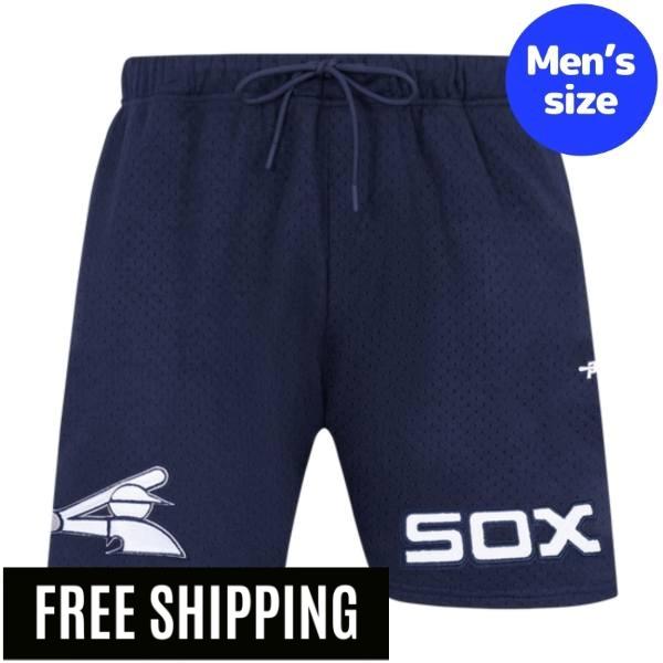 乐天商城 - 【送料無料】【正規品】 MLB メジャーリーグアイテム メンズ 短パン ジャージ ハーフパンツ ショートパンツ ショーツ ボトムス プロスタンダード Pro Standard シカゴ・ホワイトソックス CHICAGO WHITE SOX SOUVENIR MEN'S MESH SHORT