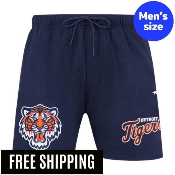 Rakuten - 【送料無料】【正規品】 MLB メジャーリーグアイテム メンズ 短パン ジャージ ハーフパンツ ショートパンツ ショーツ ボトムス プロスタンダード Pro Standard デトロイト・タイガース DETROIT TIGERS SOUVENIR MEN'S MESH SHORT