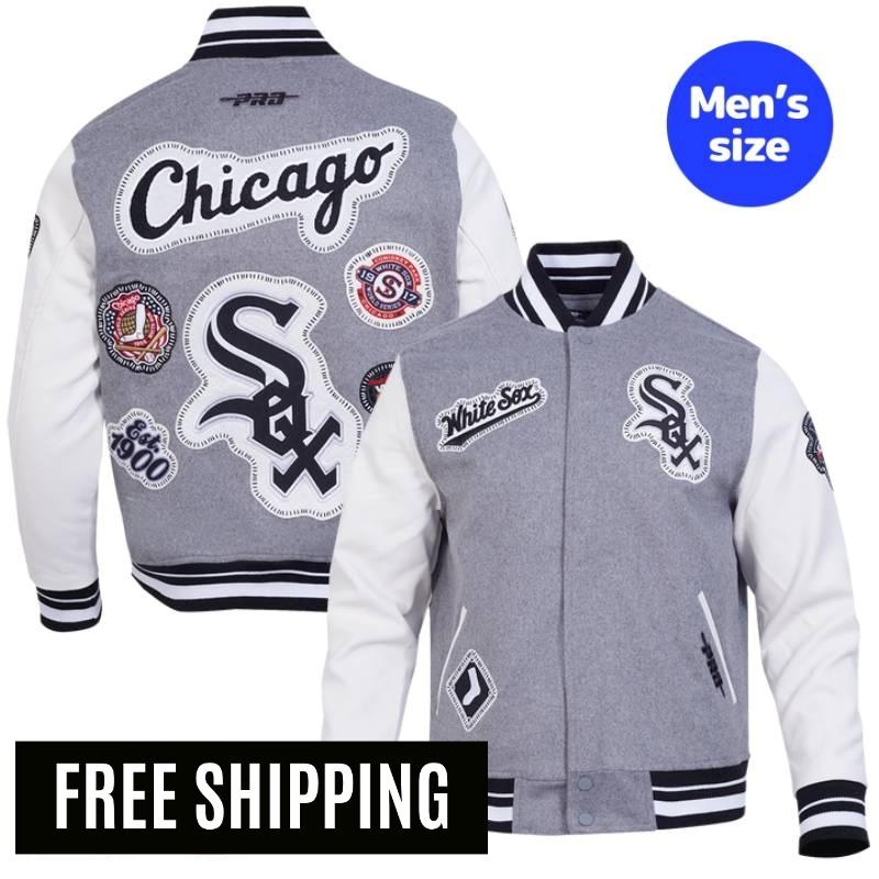 【送料無料】 MLB 正規品 メンズ アウター スタジャン ジャケット シカゴ・ホワイトソックス CHICAGO WHITE SOX DIY PICK STITCH MEN'S RIB WOOL VARSITY JACKET プロスタンダード Pro Standard