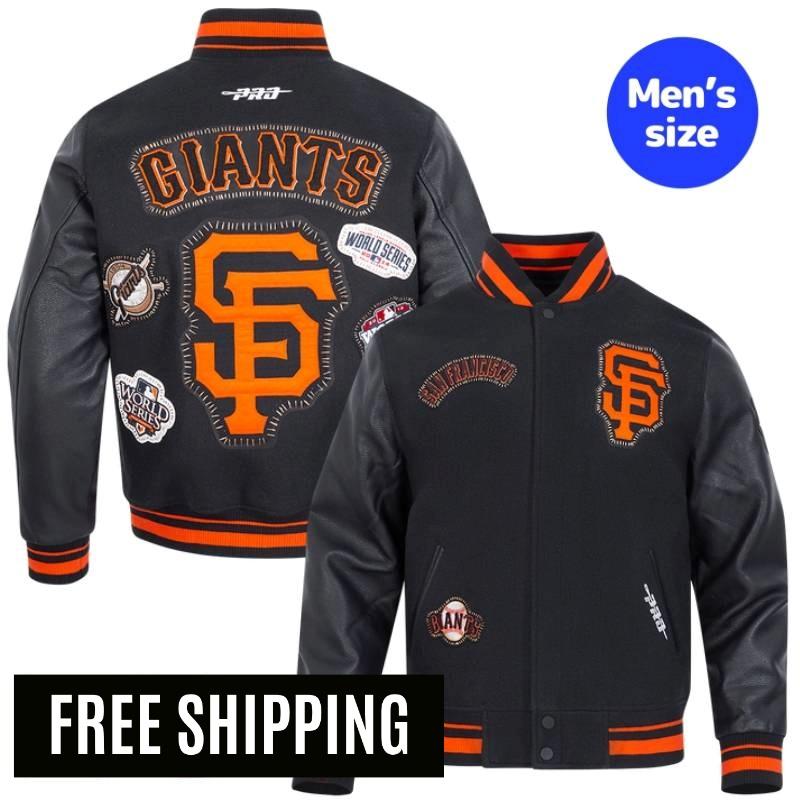 Rakuten - 【送料無料】 MLB 正規品 メンズ アウター スタジャン ジャケット サンフランシスコ・ジャイアンツ SAN FRANCISCO GIANTS DIY PICK STITCH MEN'S RIB WOOL VARSITY JACKET プロスタンダード Pro Standard