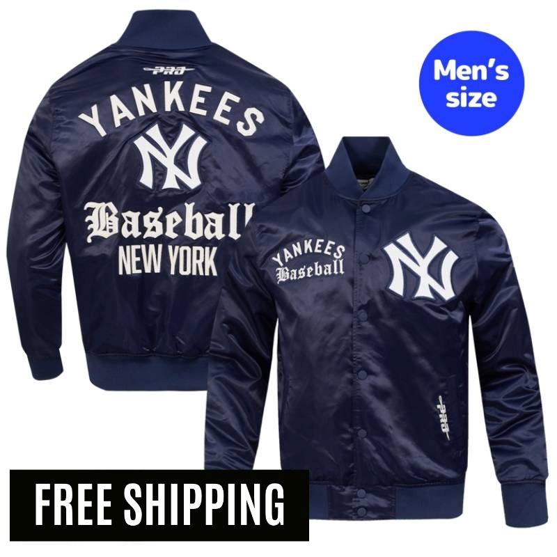 乐天商城 - 【送料無料】 MLB 正規品 メンズ アウター スタジャン サテンジャケット ナイロンジャンパー ニューヨーク・ヤンキース ジャッジ NEW YORK YANKEES MODERN ORIGINALS MEN'S SATIN JACKET プロスタンダード Pro Standard