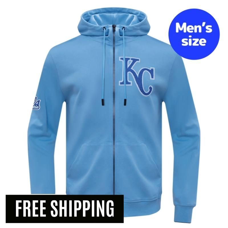 Rakuten - Pro Standard プロスタンダード MLB メンズ パーカー トレーナー フーディー 長袖トップス カンザスシティ・ロイヤルズ KANSAS CITY ROYALS CLASSIC CHENILLE MEN'S FULL ZIP HOODIE メジャーリーグ 【送料無料】