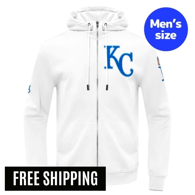 樂天商城 - Pro Standard プロスタンダード MLB メンズ パーカー トレーナー フーディー 長袖トップス カンザスシティ・ロイヤルズ KANSAS CITY ROYALS CLASSIC CHENILLE MEN'S FULL ZIP HOODIE メジャーリーグ 【送料無料】