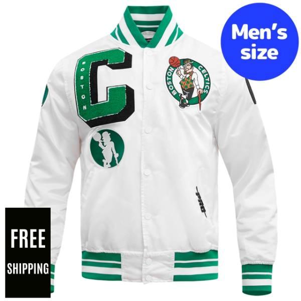  Pro Standard プロスタンダード NBA メンズ アウター ナイロンジャケット サテンジャケット スタジャン ボストン・セルティックス BOSTON CELTICS MASHUP SATIN JACKET