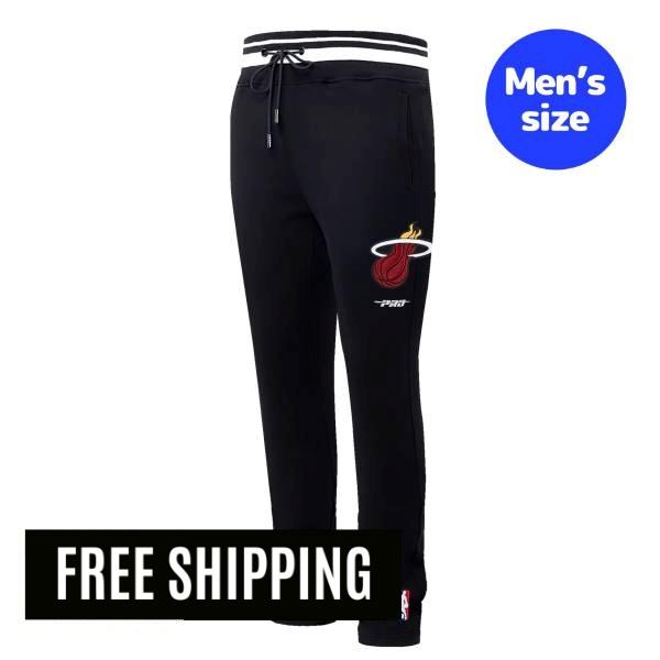 Rakuten - 【送料無料】 NBA 正規品 メンズ スウェットパンツ ジョガーパンツ ボトムス プロスタンダード Pro Standard マイアミ・ヒート MIAMI HEAT SCRIPT TAIL MEN'S RIB FLEECE SWEATPANT