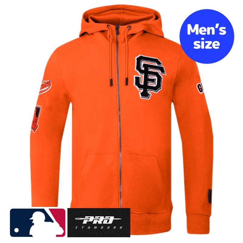 Rakuten - Pro Standard プロスタンダード MLB公式 メンズ パーカー トレーナー フーディー 長袖トップス サンフランシスコ・ジャイアンツ SAN FRANCISCO GIANTS CLASSIC CHENILLE MEN'S DOUBLE KNIT FULL ZIP HOODIE メジャーリーグオフィシャル 【送料無料】