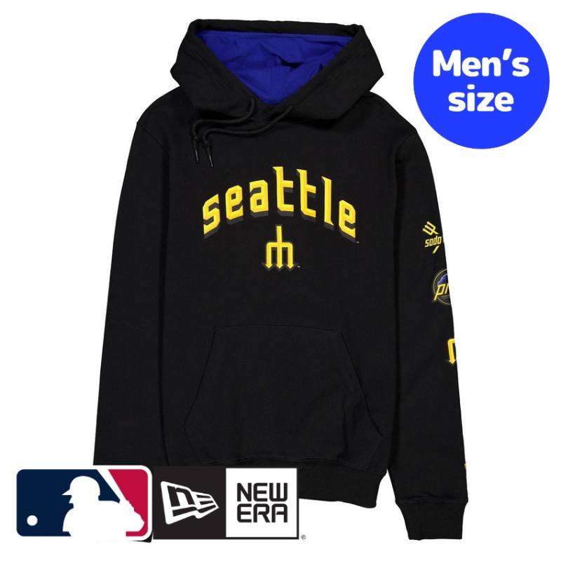 樂天商城 - シアトル・マリナーズ イチロー MLB公式 メンズ パーカー フーディー 長袖トップス New Era Seattle Mariners City Connect Hoodie ニューエラ 送料無料