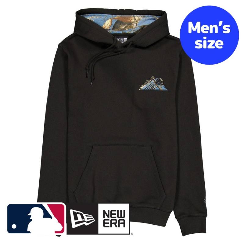 Rakuten - コロラド・ロッキーズ 菅野智之 MLB公式 メンズ パーカー フーディー 長袖トップス New Era Colorado Rockies Black Realtree Hoodie ニューエラ 送料無料