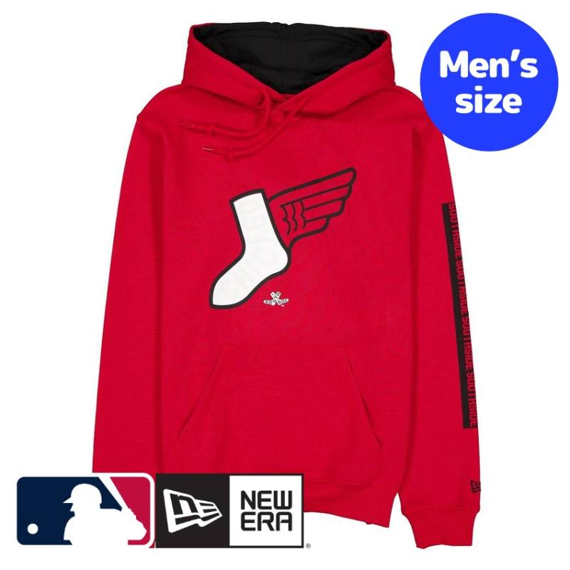 Rakuten - シカゴ・ホワイトソックス 村上宗隆 MLB公式 メンズ パーカー フーディー 長袖トップス New Era Chicago White Sox City Connect Red Hoodie ニューエラ 送料無料