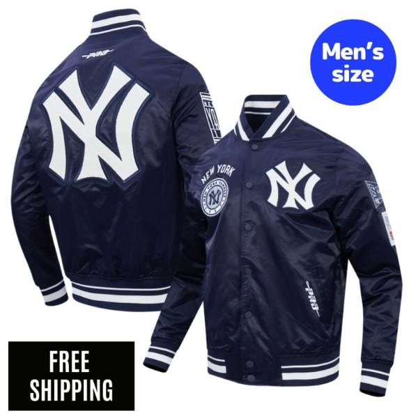 Rakuten - Pro Standard プロスタンダード MLB メンズ アウター スタジャン ジャケット ニューヨーク・ヤンキース ジャッジ NEW YORK YANKEES RETRO CLASSICS PRO SATIN YD RIB JACKET 送料無料