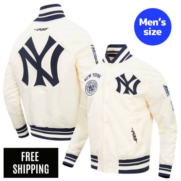 Rakuten - Pro Standard プロスタンダード MLB メンズ アウター スタジャン ジャケット ニューヨーク・ヤンキース ジャッジ NEW YORK YANKEES RETRO CLASSICS PRO SATIN YD RIB JACKET 送料無料