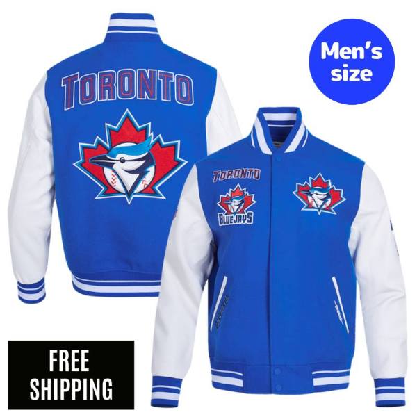 樂天商城 - Pro Standard プロスタンダード MLB メンズ アウター スタジャン ジャケット トロント・ブルージェイズ 岡本和真 TORONTO BLUE JAYS RETRO CLASSIC RIB WOOL VARSITY JACKET 送料無料