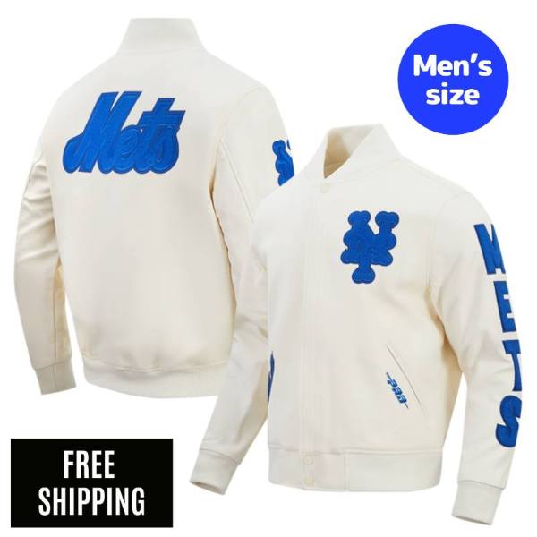 Rakuten - Pro Standard プロスタンダード MLB メンズ アウター スタジャン ジャケット ニューヨーク・メッツ 千賀滉大 NEW YORK METS TRIPLE TONAL VARSITY JACKET 送料無料