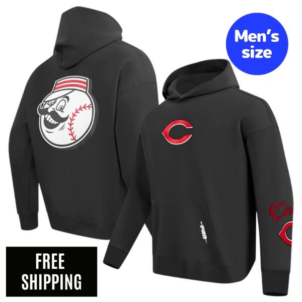 Pro Standard プロスタンダード MLB メンズ パーカー シンシナティ・レッズ CINCINNATI REDS LIVING LARGE DROP SHOULDER PULLOVER HOODIE 送料無料