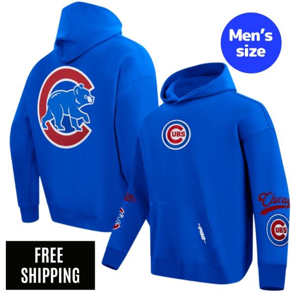 Pro Standard プロスタンダード MLB メンズ パーカー シカゴ・カブス 今永昇太 鈴木誠也 CHICAGO CUBS LIVING LARGE DROP SHOULDER PULLOVER HOODIE 送料無料
