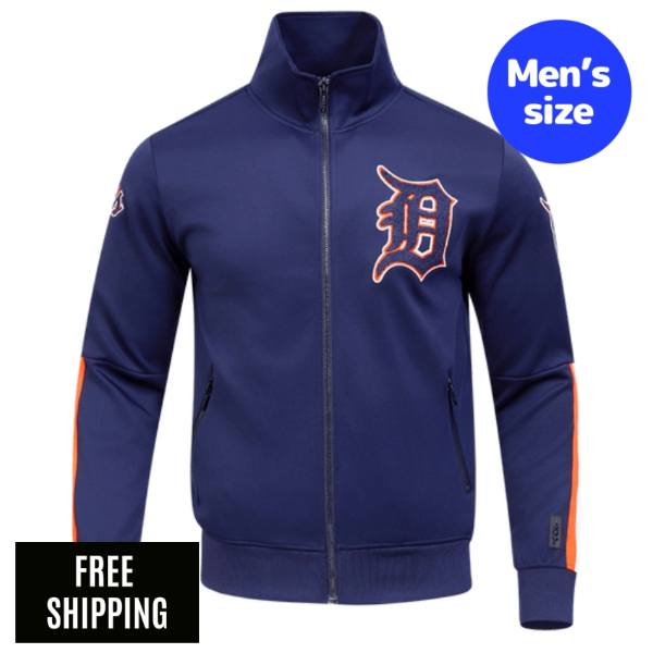 MLB デトロイト・タイガース メンズ トラックジャケット ジャージ DETROIT TIGERS ...