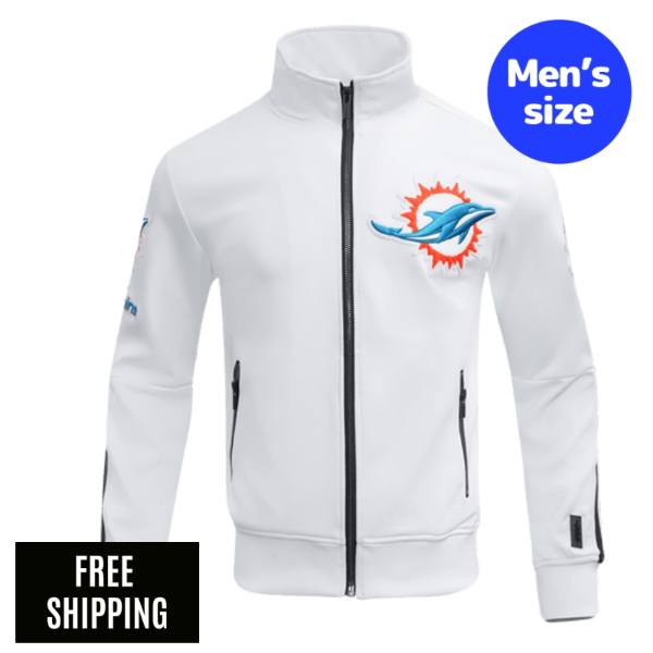 NFL マイアミ・ドルフィンズ メンズ トラックジャケット ジャージ MIAMI DOLPHINS CLASSIC MEN'S DOUBLE KNIT TRACK JACKET 送料無料