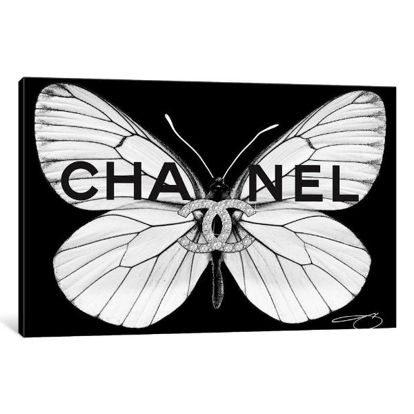 【再入荷！】 ブランドオマージュアート 30x45cm Fly As CC シャネル CHANEL キャンバスアート 絵画 米国発のお洒落な