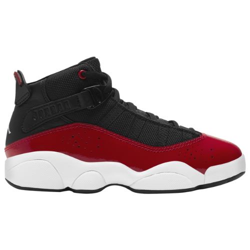 【送料無料+5%クーポン配布中】 nike ナイキ ジョーダン キッズ用（16.5-22.0cm） Jordan 6 Rings（Black/White/Gym Red） スニーカー 子供靴 入園入学祝い 通園通学シューズ