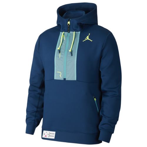 nike ナイキ メンズ ジョーダン Jordan Air Fleece Hoodie（Valerian Blue/Cabana /Volt） パーカー フーディー トップス