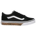 【送料無料+割引クーポン】 Vans ヴァンズ バンズ 【キッズ（4-7歳用/16.5-21.0cm）】 Vans Old Skool（Leopard/Black） スニーカー 靴 シューズ 入園入学 通園通学