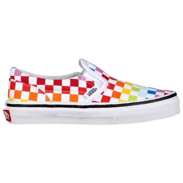 【送料無料 割引クーポン】 Vans ヴァンズ バンズ 【キッズ（4-7歳用/16.5-21.0cm）】 Vans Classic Slip On（Rainbow） スニーカー 靴 シューズ 入園入学 通園通学