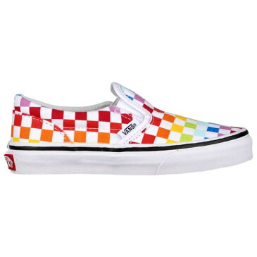 【送料無料+割引クーポン配布中】 Vans ヴァンズ バンズ 【キッズ（4-7歳用/16.5-21.0cm）】 Vans Classic Slip On（Rainbow） スニーカー 靴 シューズ 入園入学 通園通学