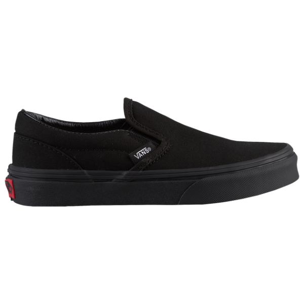 【送料無料+割引クーポン配布中】 Vans ヴァンズ バンズ 【キッズ（4-7歳用/16.5-21.0cm）】 Vans Classic Slip On（Black/Black） スニーカー 靴 シューズ 入園入学 通園通学