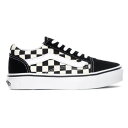 【送料無料+割引クーポン】 Vans ヴァンズ バンズ 【キッズ（4-7歳用/16.5-21.0cm）】 Vans Old Skool（Checkerboard Black/White） スニーカー 靴 シューズ 入園入学 通園通学