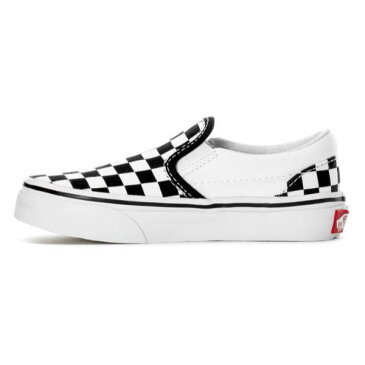 【送料無料+割引クーポン配布中】 Vans ヴァンズ バンズ 【キッズ(4-7歳用/16.5-21.0cm)】 Vans Classic Slip On(Black/White Checkerboard) スニーカー 靴 シューズ 入園入学
