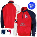 【送料無料+割引クーポン】 MLBオフィシャル メンズ ウィンドブレーカー アウタージャケット St. Louis Cardinals Elite Raglan Jacket セントルイス・カージナルス