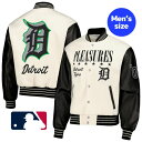 【送料無料】 MLBオフィシャル メンズ バーシティジャケット スタジャン アウタージャケット Detroit Tigers PLEASURES Varsity Jacket デトロイト・タイガース(4)