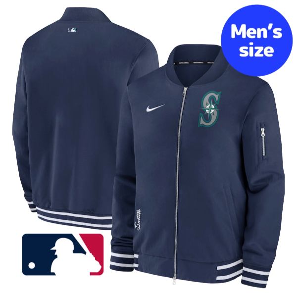 y+N[|z MLBItBV nike iCL Y {o[WPbg MA-1 AE^[ VAgE}i[Y C`[ Seattle Mariners Authentic Collection Jacket