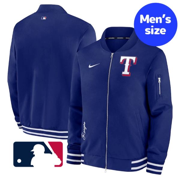 y+N[|z MLBItBV nike iCL Y {o[WPbg MA-1 AE^[ eLTXEW[Y Texas Rangers Authentic Collection Jacket