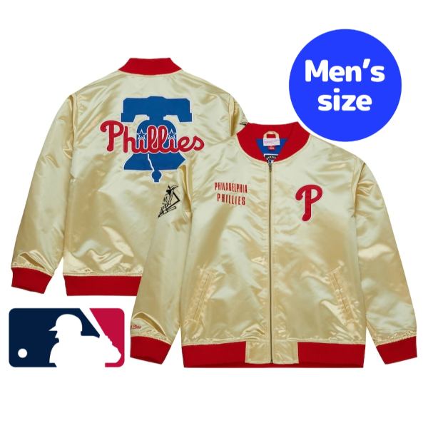 y+N[|z MLBItBV Y {o[WPbg MA-1 AE^[ tBftBAEtB[Y Philadelphia Phillies OG 2.0 Satin Jacket