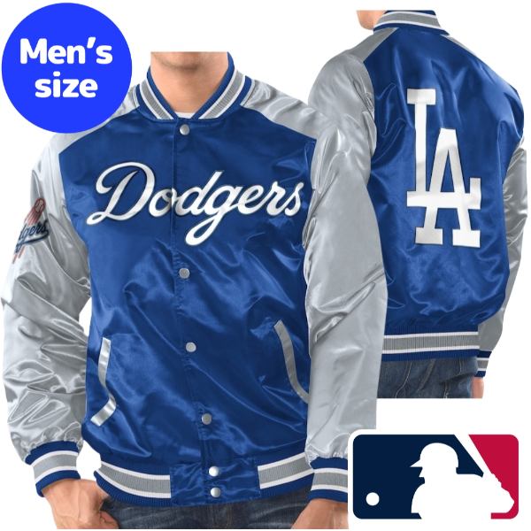 y+N[|z MLBItBV Y X^W AE^[ T[XEhW[X Jĕ R{RL Los Angeles Dodgers Varsity Satin Jacket