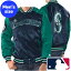 【送料無料+割引クーポン】 MLBオフィシャル メンズ スタジャン アウター シアトル・マリナーズ イチロー Seattle Mariners Varsity Satin Jacket