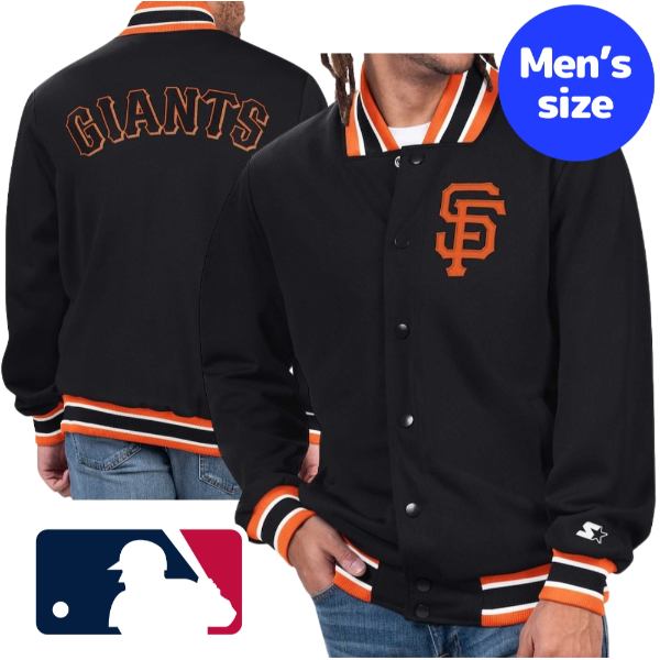 【送料無料 割引クーポン】 MLBオフィシャル メンズ スタジャン アウター サンフランシスコ ジャイアンツ San Francisco Giants Secret Weapon Jacket