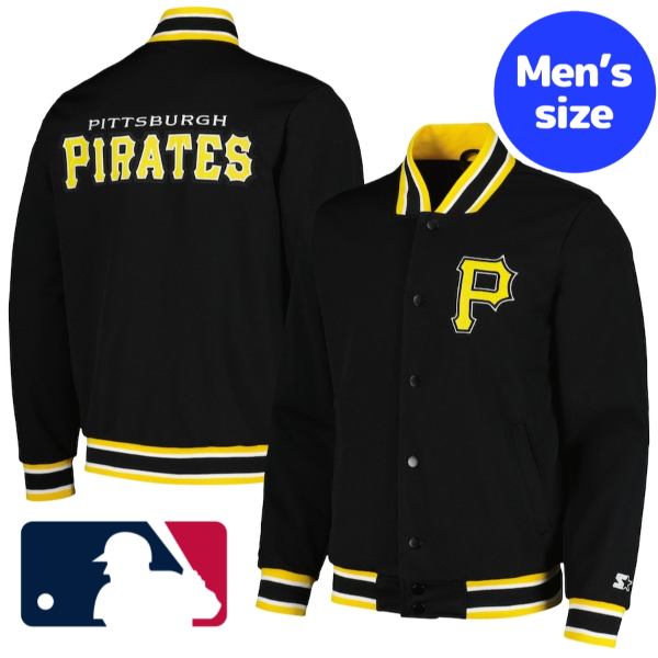 【送料無料 割引クーポン】 MLBオフィシャル メンズ スタジャン アウター ピッツバーグ パイレーツ Pittsburgh Pirates Secret Weapon Jacket