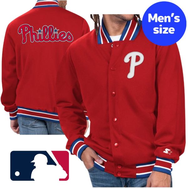 y+N[|z MLBItBV Y X^W AE^[ tBftBAEtB[Y Philadelphia Phillies Secret Weapon Jacket