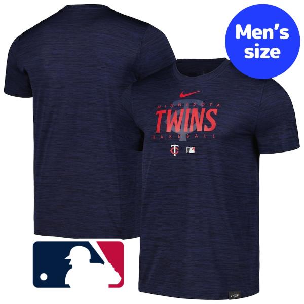 【送料無料】 MLBオフィシャル ナイキ nike メンズ Tシャツ 半袖トップス Navy ミネソタ・ツインズ Min..